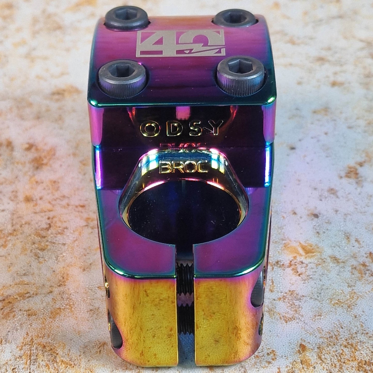 Odyssey BMX Parts Oil Slick Odyssey Broc V2 Top Load Stem Oil Slick 40th Anniversary