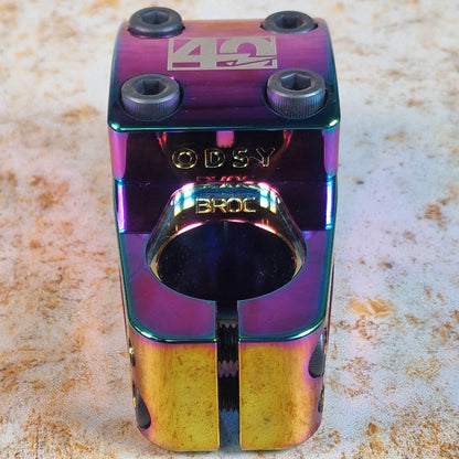 Odyssey BMX Parts Oil Slick Odyssey Broc V2 Top Load Stem Oil Slick 40th Anniversary