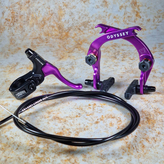 Odyssey BMX Parts Anodized Purple Odyssey Evo 2.5 Brake Kit