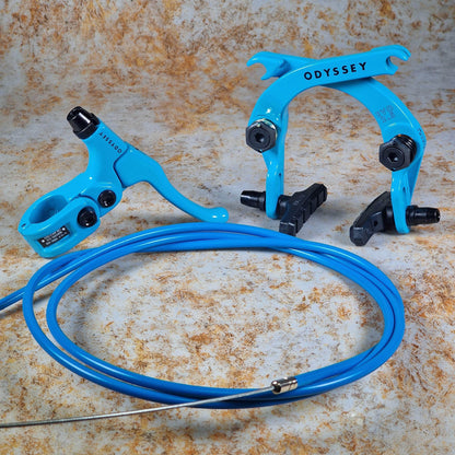 Odyssey BMX Parts Ocean Blue Odyssey Evo 2.5 Brake Kit
