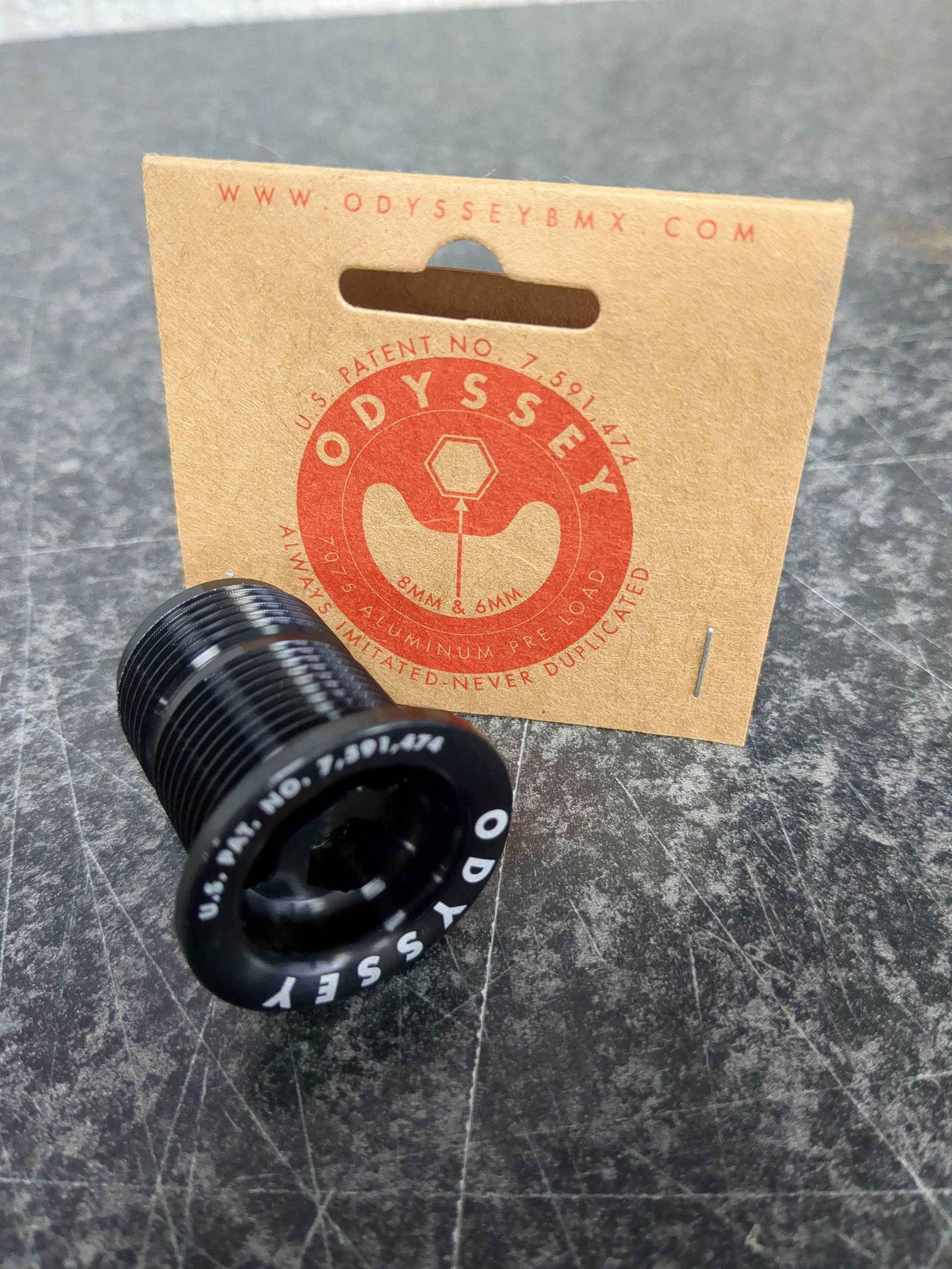 Odyssey Black Odyssey Fork Pre-Load Bolt