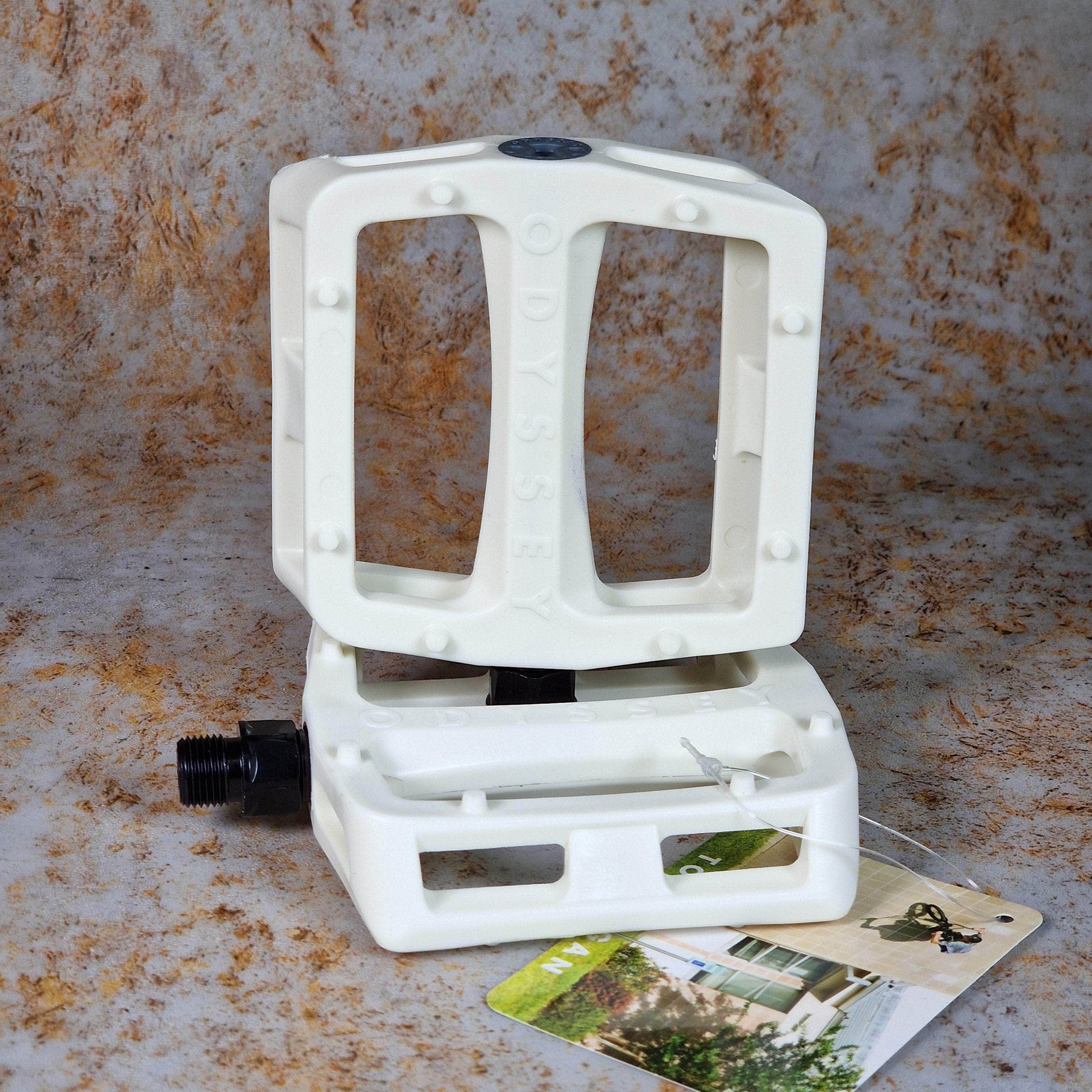 Odyssey BMX Parts White / 9/16" Odyssey Grandstand V2 PC Pedals