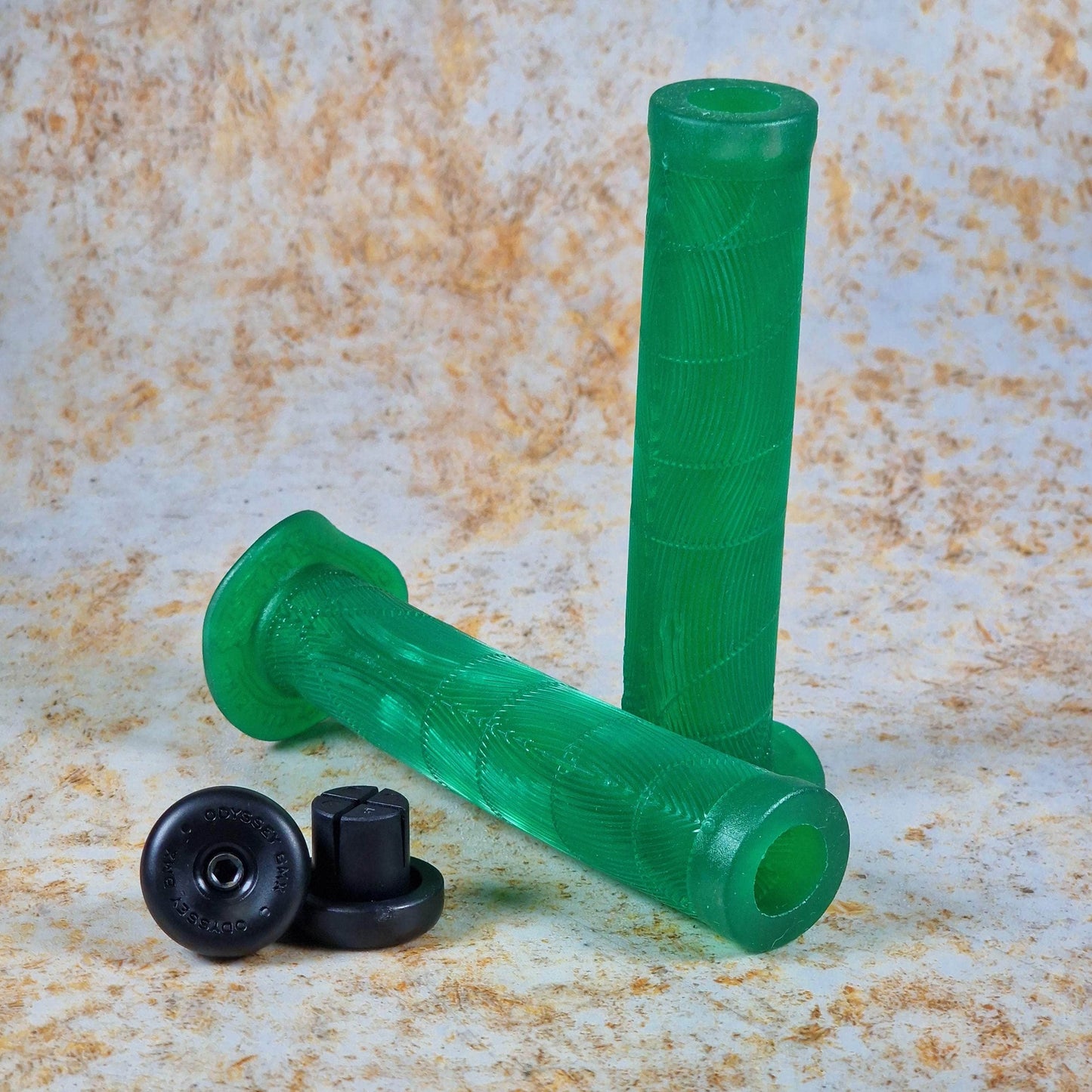 Odyssey BMX Parts Clear Lime Odyssey Griswald Grips
