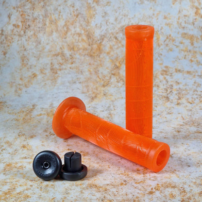 Odyssey BMX Parts Clear Tangerine Odyssey Griswald Grips