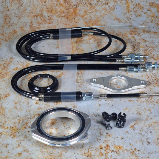 Odyssey BMX Parts Anodized Silver Odyssey Gyro GTX-S Pro Kit