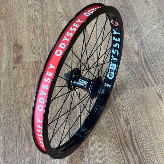 Odyssey BMX Parts Black Rim Odyssey Hazard Lite Front Wheel