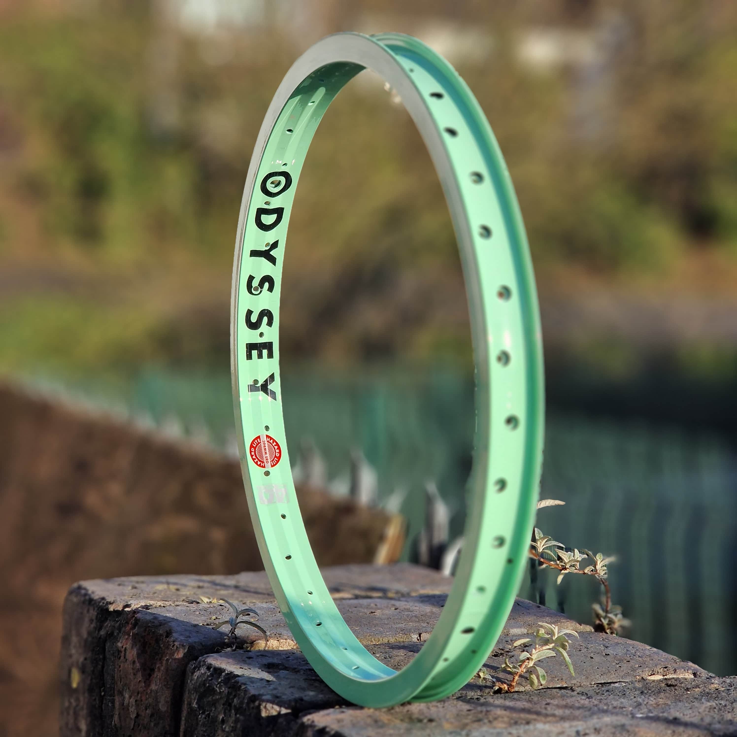 Odyssey Hazard Lite BMX Rim 40th Anniversary Seafoam Green | Alans BMX