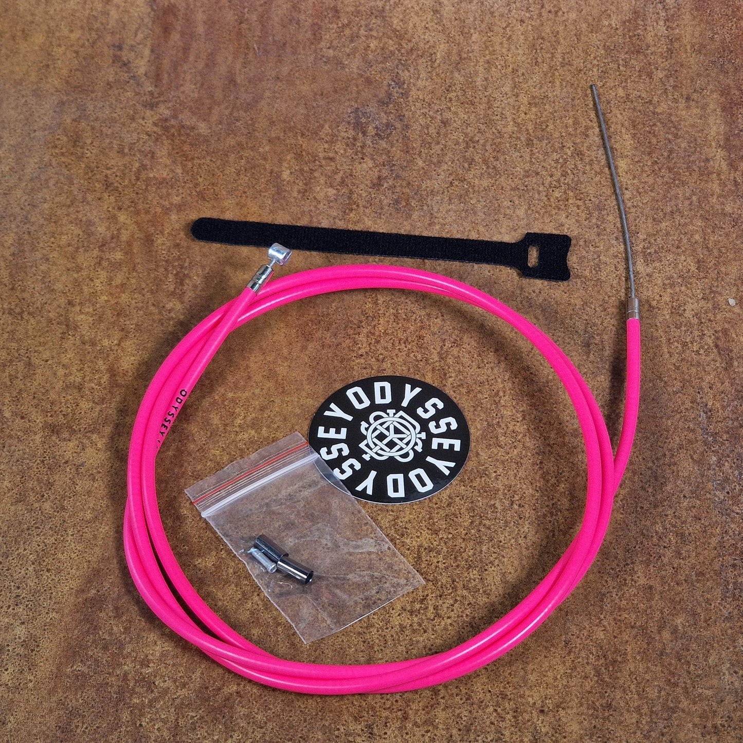 Odyssey BMX Parts Hot Pink Odyssey K-Shield Linear Slic Kable Brake Cable