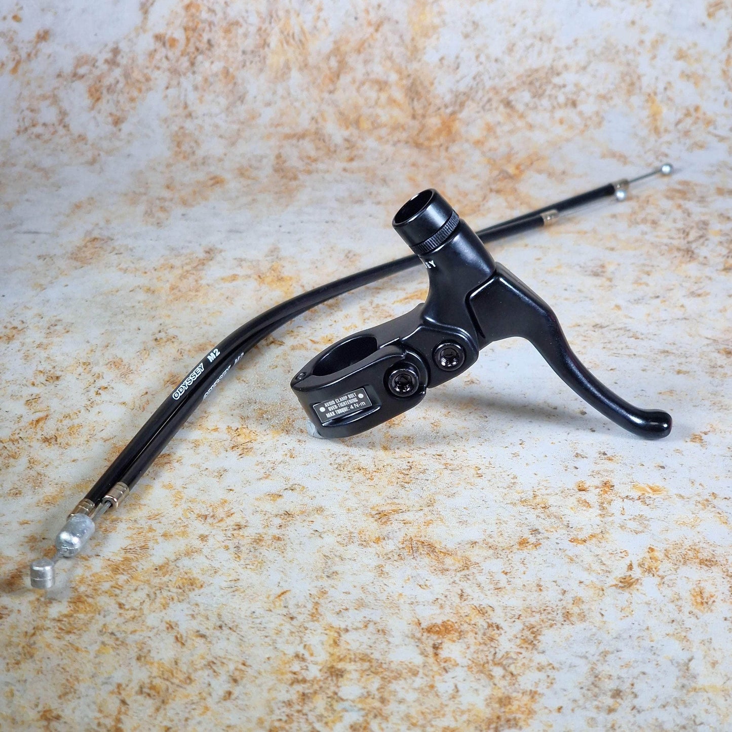 Odyssey BMX Parts Medium Odyssey M2 Gyro Brake Lever and Cable Black