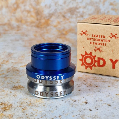 Odyssey BMX Parts Anodised Blue Odyssey Pro Integrated Headset