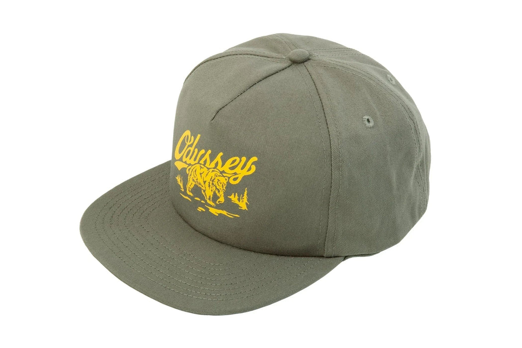 Odyssey Clothing & Shoes Green Odyssey Roam 5 Panel Hat