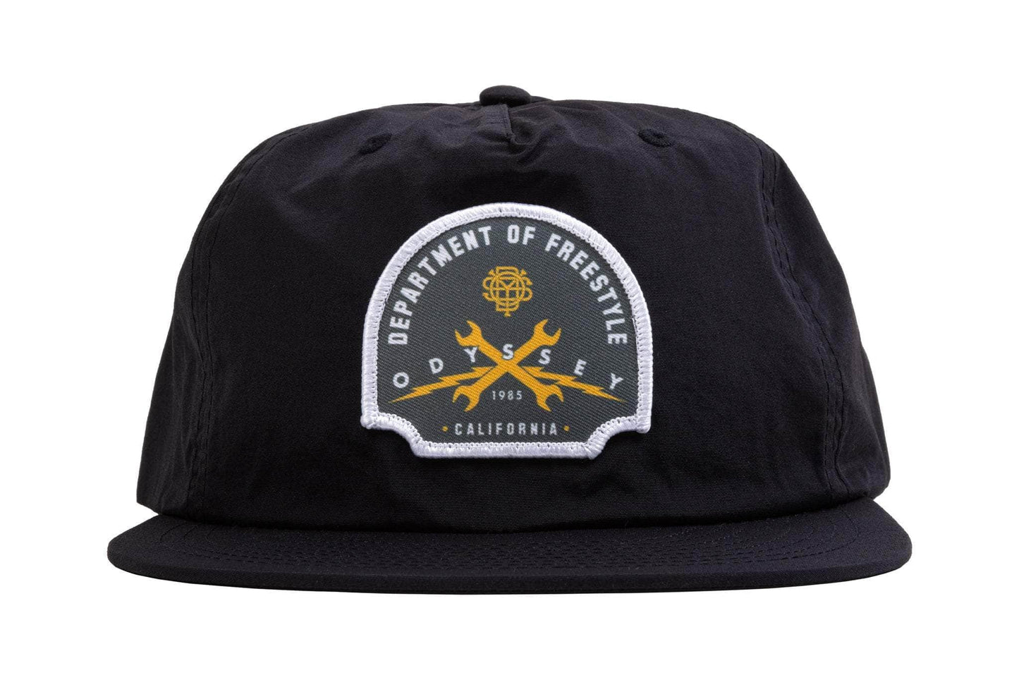 Odyssey Clothing & Shoes Black Odyssey Service Patch 5-Panel Cap Black