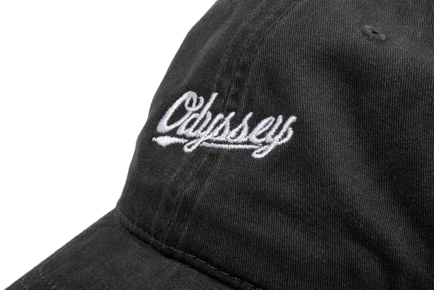 Odyssey Clothing & Shoes Pigment-Dyed Black Odyssey Slugger 6-Panel Cap Pigment-Dyed Black