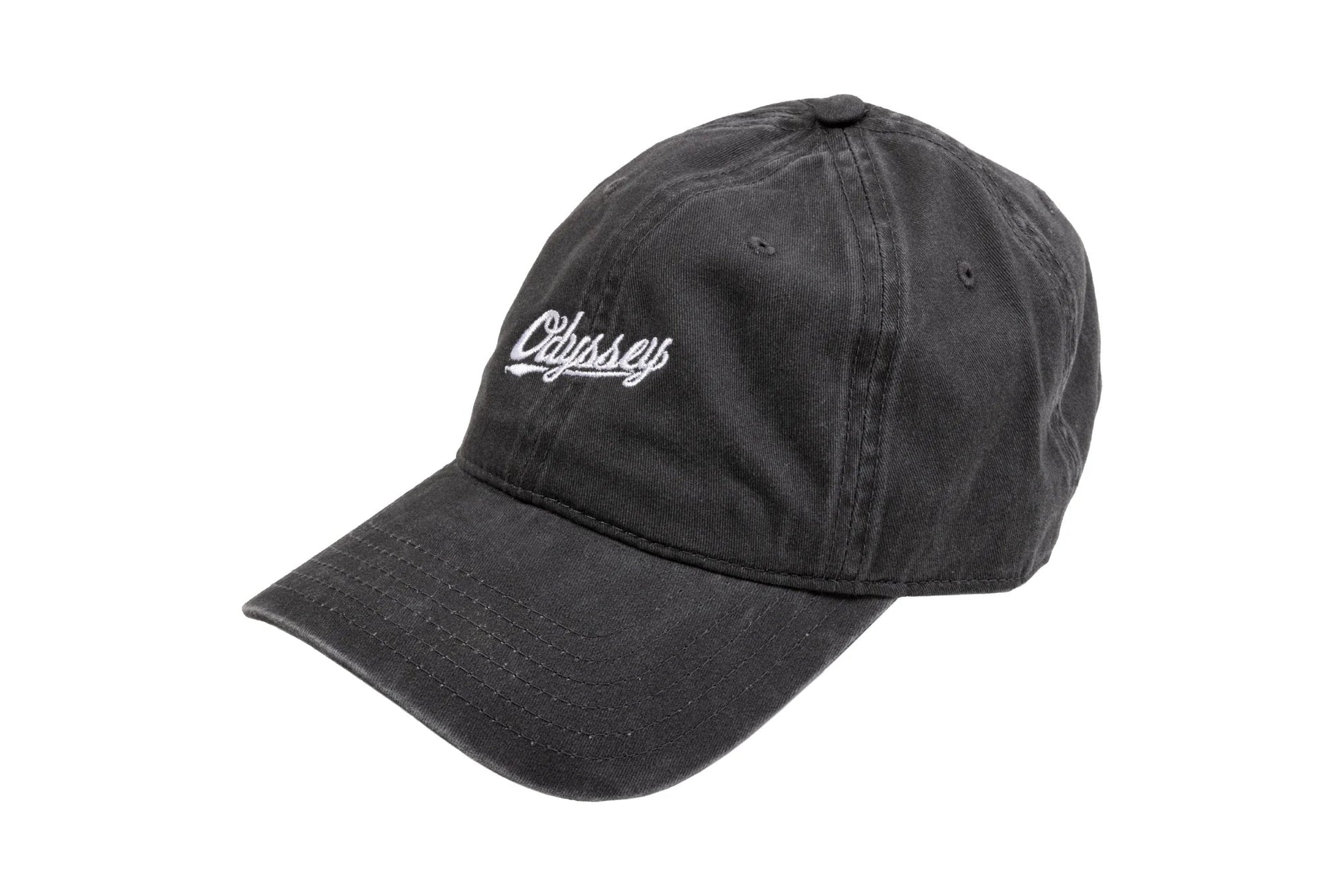 Odyssey Clothing & Shoes Pigment-Dyed Black Odyssey Slugger 6-Panel Cap Pigment-Dyed Black