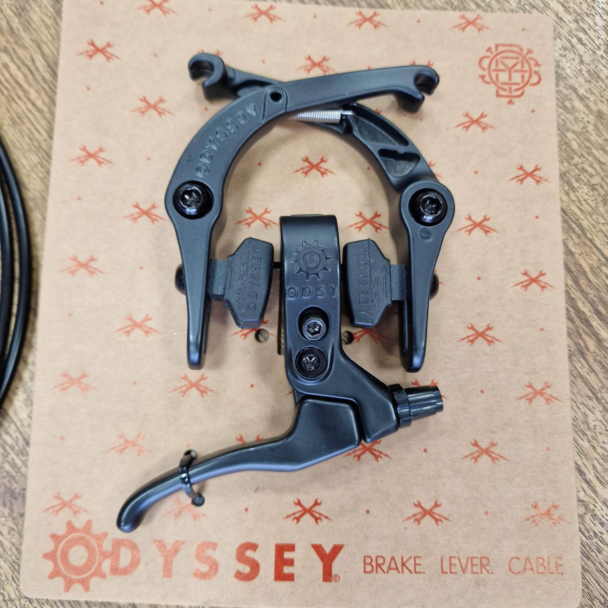 Odyssey BMX Parts Odyssey Springfield Complete Brake Kit Black