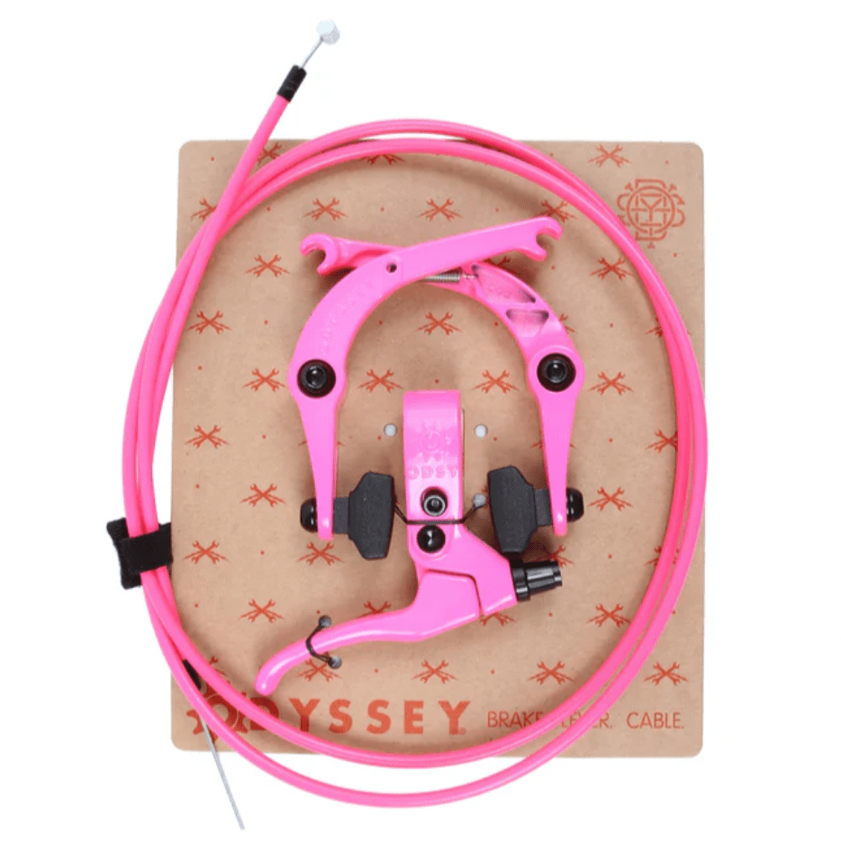 Odyssey BMX Parts Hot Pink Odyssey Springfield Complete Brake Kit Hot Pink