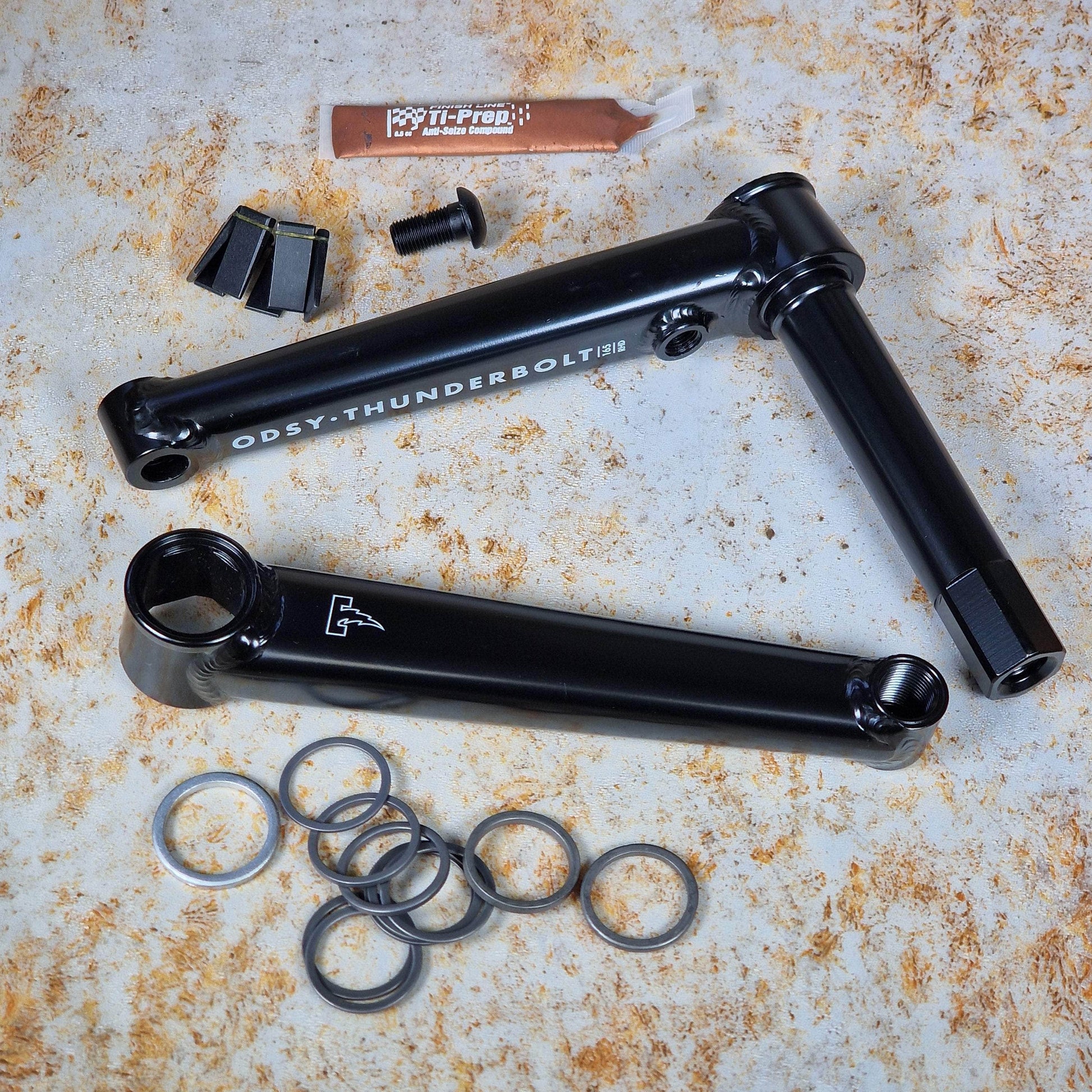 Odyssey 240800003 Guarnitura Bmx Thunderbolt Perno 22mm Compatibile Lhd 165mm Nero - Foto 14