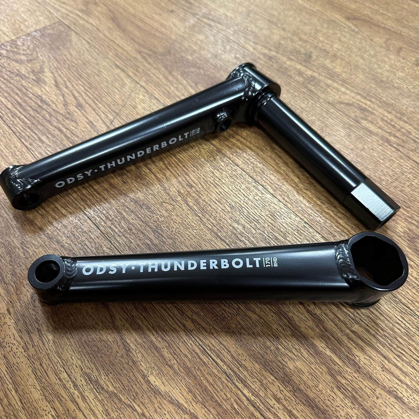 Odyssey BMX Parts RHD / 170mm / Rustproof Black Odyssey Thunderbolt + Cranks