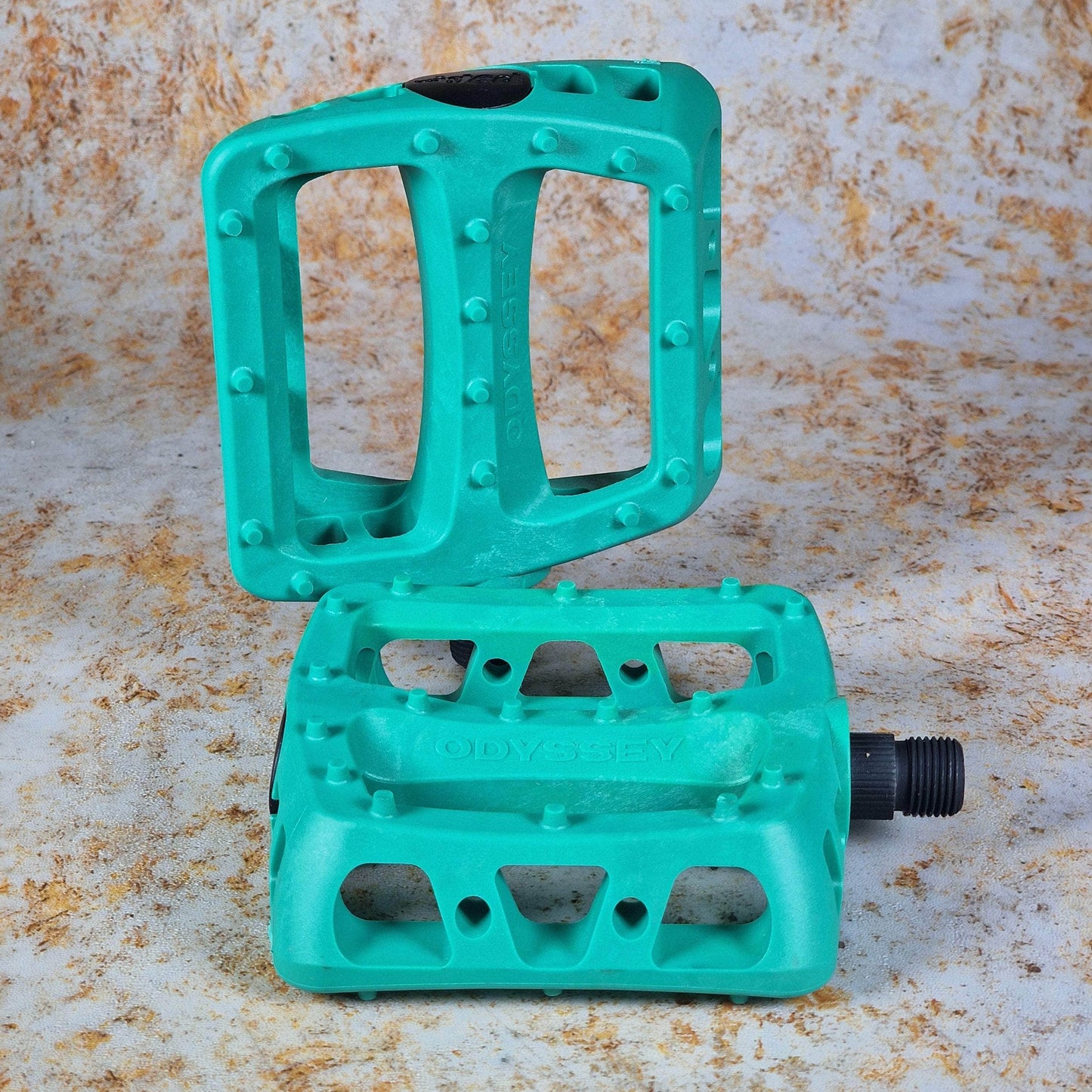 Odyssey BMX Parts Billiard Green / 9/16" Odyssey Twisted PC Pedals