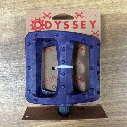 Odyssey BMX Parts Midnight Purple Odyssey Twisted PC Pedals