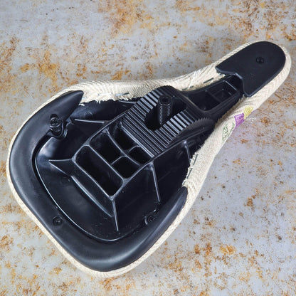 Odyssey BMX Parts Odyssey x The Bloom v2 Pivotal Seat Cream Herringbone