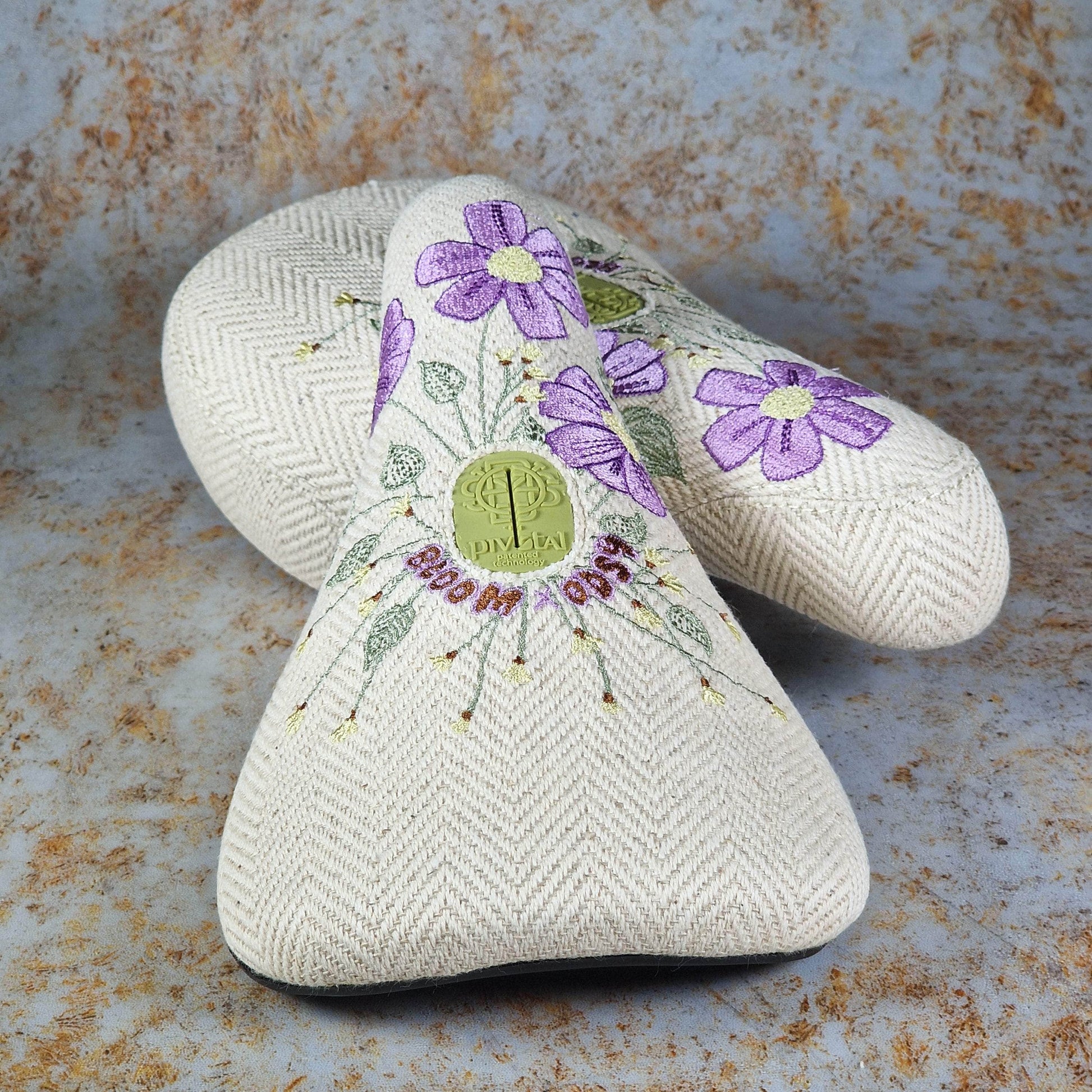 Odyssey BMX Parts Odyssey x The Bloom v2 Pivotal Seat Cream Herringbone