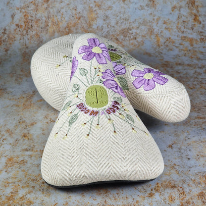 Odyssey BMX Parts Odyssey x The Bloom v2 Pivotal Seat Cream Herringbone