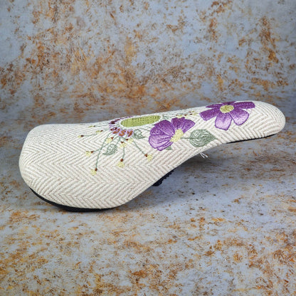 Odyssey BMX Parts Slim / Cream Herringbone Odyssey x The Bloom v2 Pivotal Seat Cream Herringbone