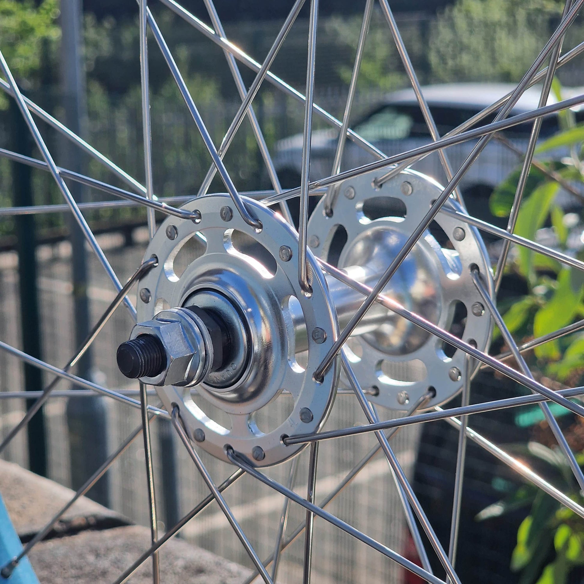 IRONHEAD Old School BMX 20 Inch / Blue/Silver Old School Alloy 20 Inch Wheelset Blue / Silver