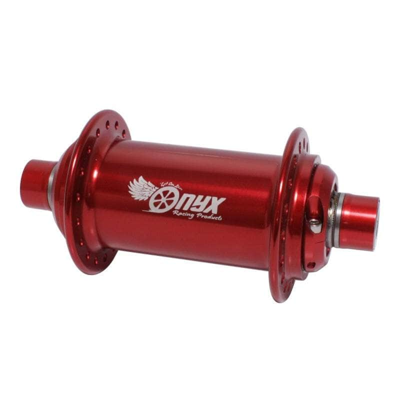 Onyx BMX Racing Red Onyx Solid 36H 10mm Front Hub