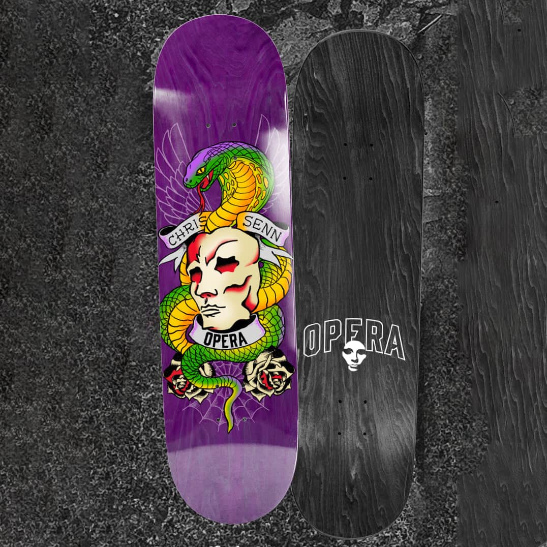 Opera Chris Senn Guest Skate Shop Day Deck 8.75