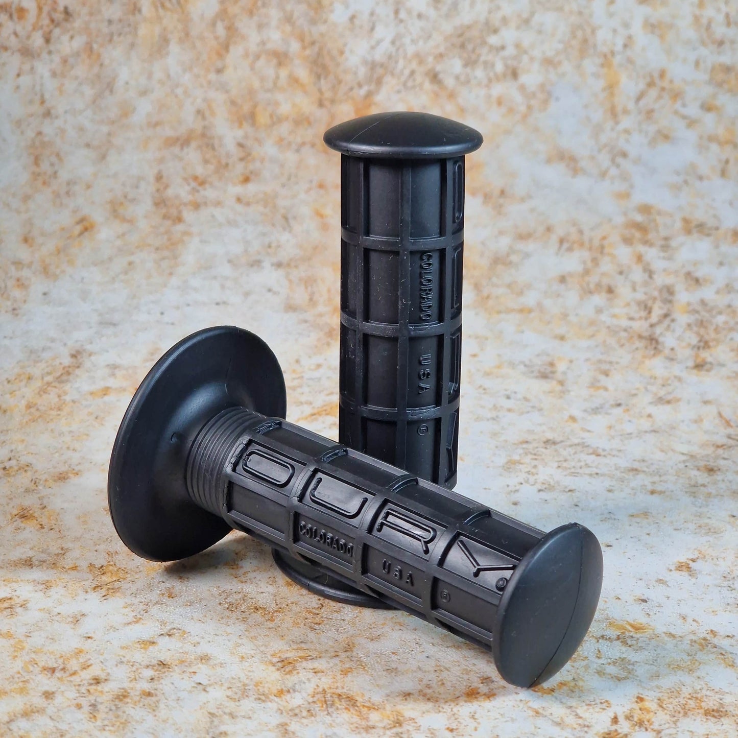 Oury Old School BMX Black Oury Single Compound Flanged Grips