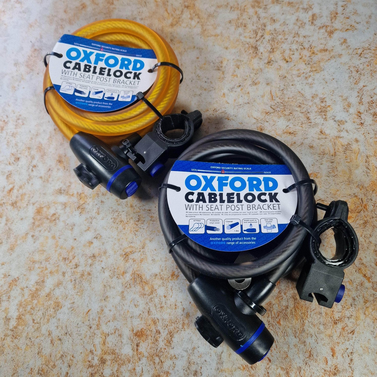 Oxford Misc Oxford Cable Lock 12mm x 1800mm