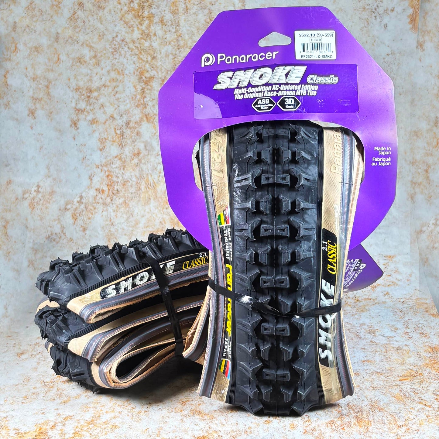 Panaracer BMX Parts Black/Amber Panaracer Dart Classic Folding Amber Wall 26 Inch MTB Tyres Pair