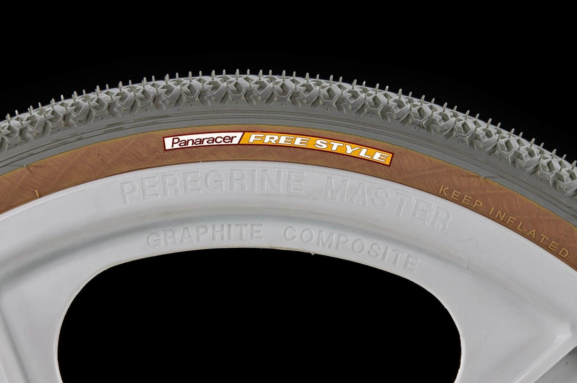 Panaracer Old School BMX Magesium Light Grey / 20 x 1.75 Panaracer Freestyle HP Skinwall Tyres Pair