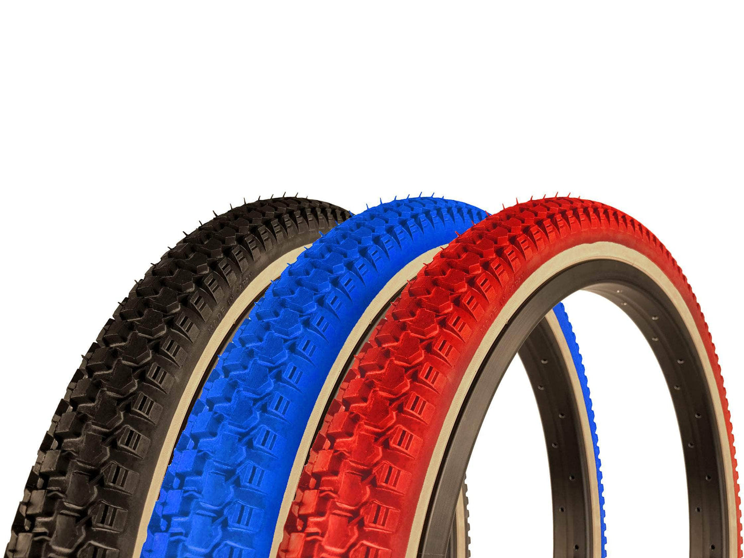 Panaracer Old School BMX Panaracer NTKK Snakebelly Folding Skinwall Tyres 1.75" / 2.125" Pair