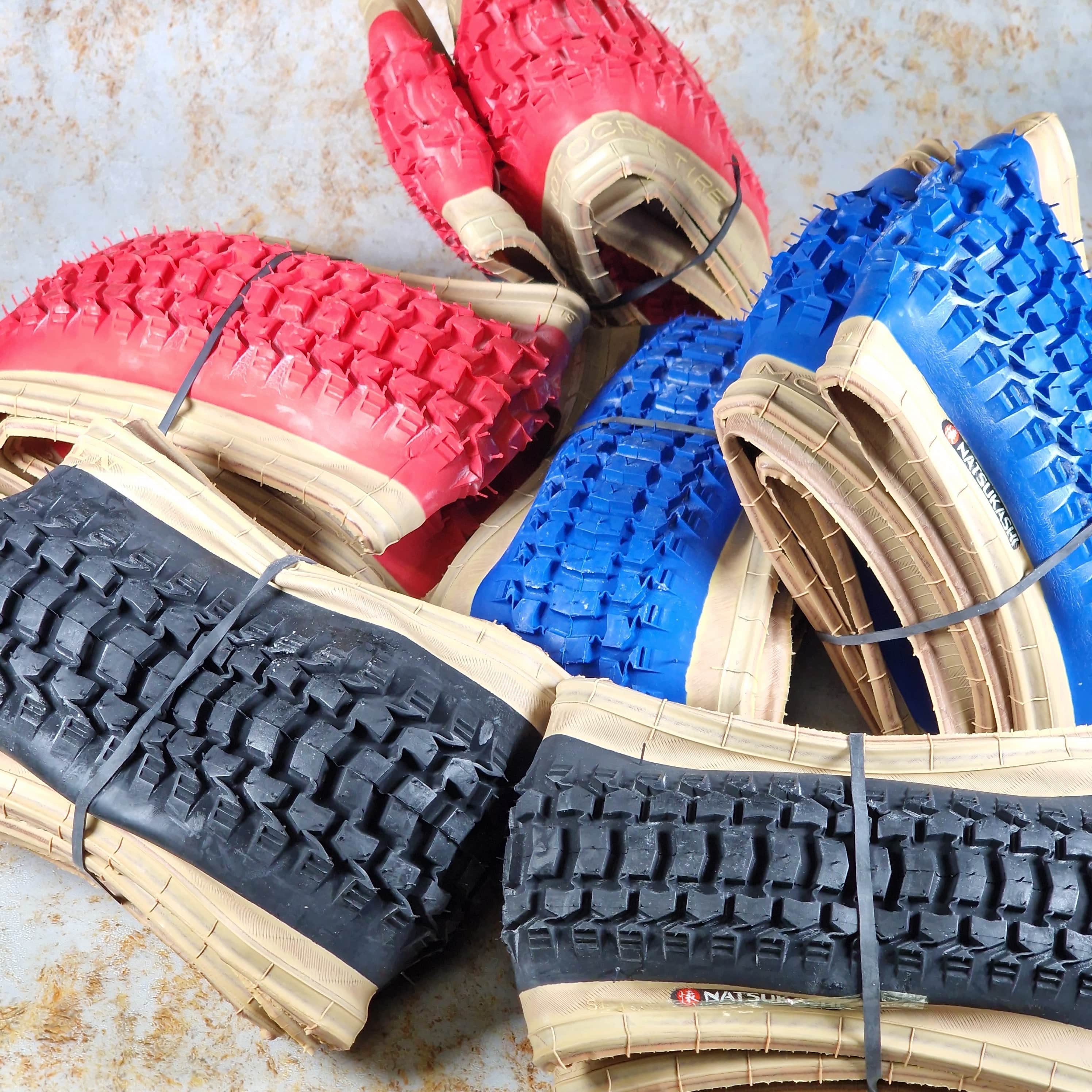 Panaracer NTKK Snakebelly Folding Skinwall Tyres Pair | Alans BMX