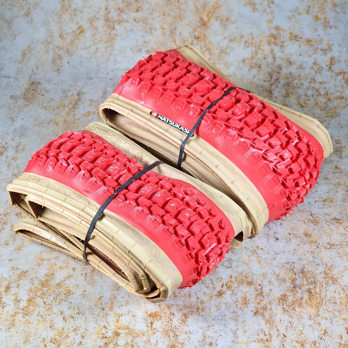 Panaracer Old School BMX Red / 20 x 1.75 / 20 x 2.125 Panaracer NTKK Snakebelly Folding Skinwall Tyres 1.75" / 2.125" Pair