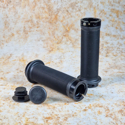 Position One BMX Racing Black / Black Position One Lock-On 115mm Grips