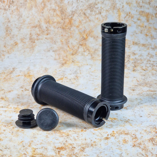 Position One BMX Racing Black / Black Position One Lock-On 115mm Grips