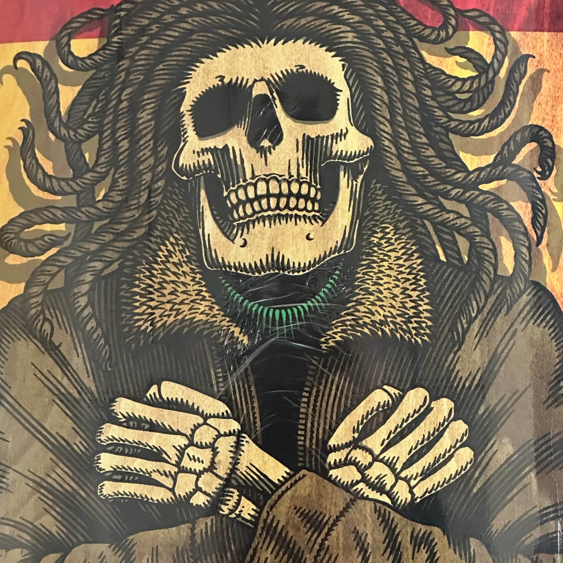 Powell Peralta Skateboards 8.5 Powell Peralta Dreads Semien Rasta 8.5" Skateboard Deck