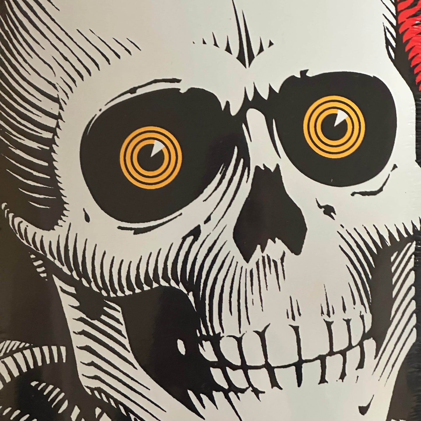 Powell Peralta Skateboards 7.75 Powell Peralta Ripper Yellow Stain/Red 7.75" Skateboard Deck