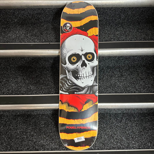 Powell Peralta Skateboards 7.75 Powell Peralta Ripper Yellow Stain/Red 7.75" Skateboard Deck