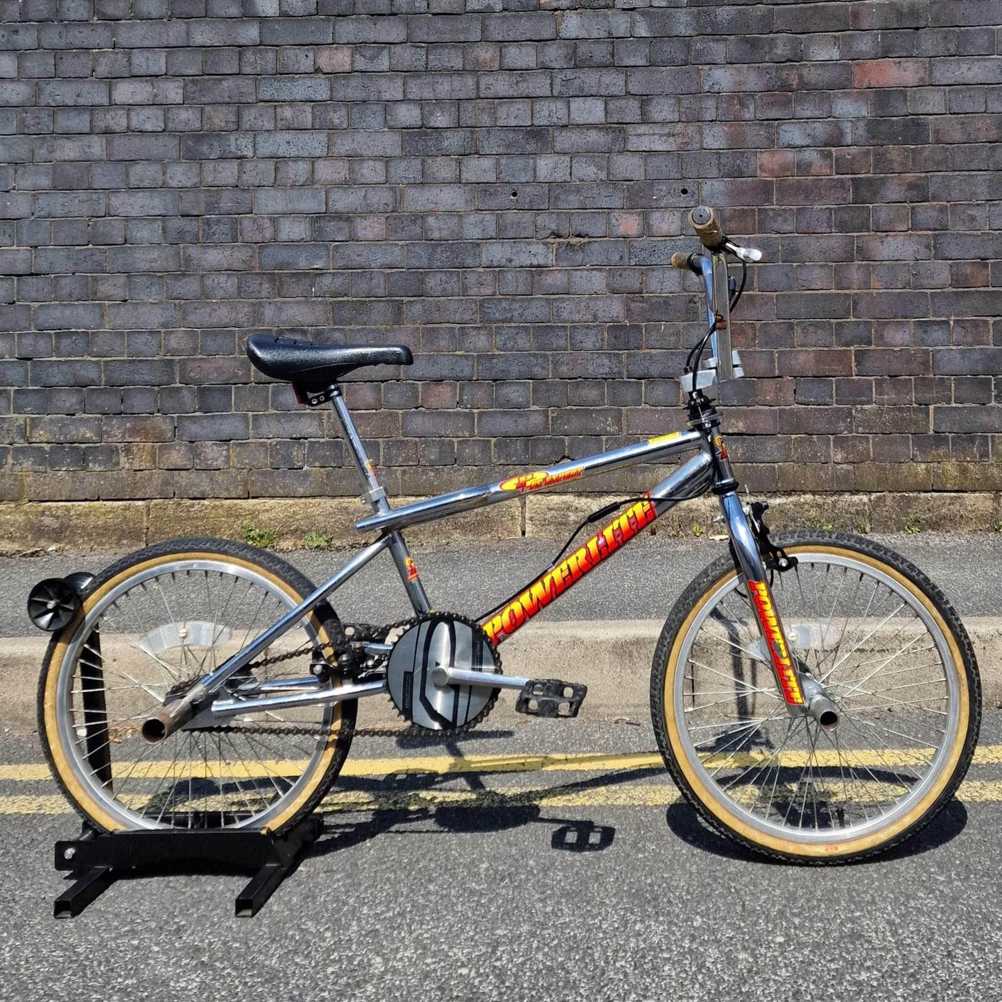 Powerlite BMX Bikes Chrome Powerlite 1996 FS Expert Used Survivor Bike Chrome