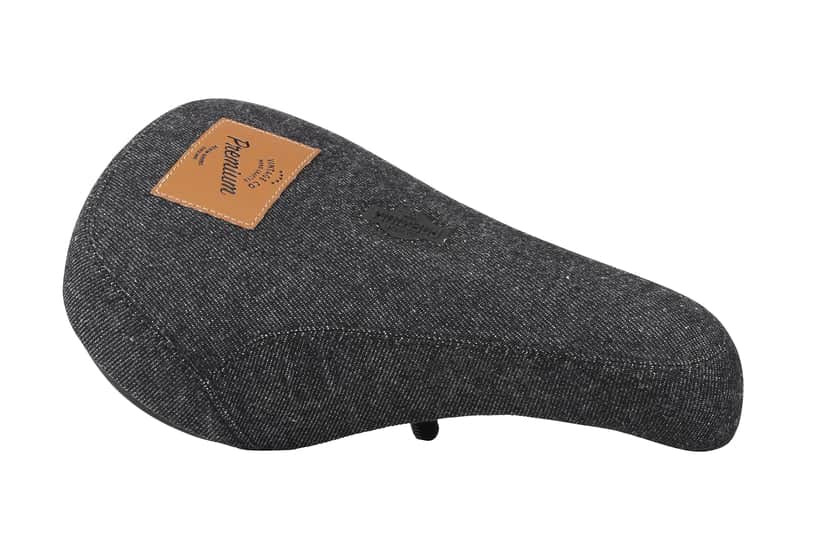 Premium BMX Parts Black Premium Denim Pivotal BMX Seat
