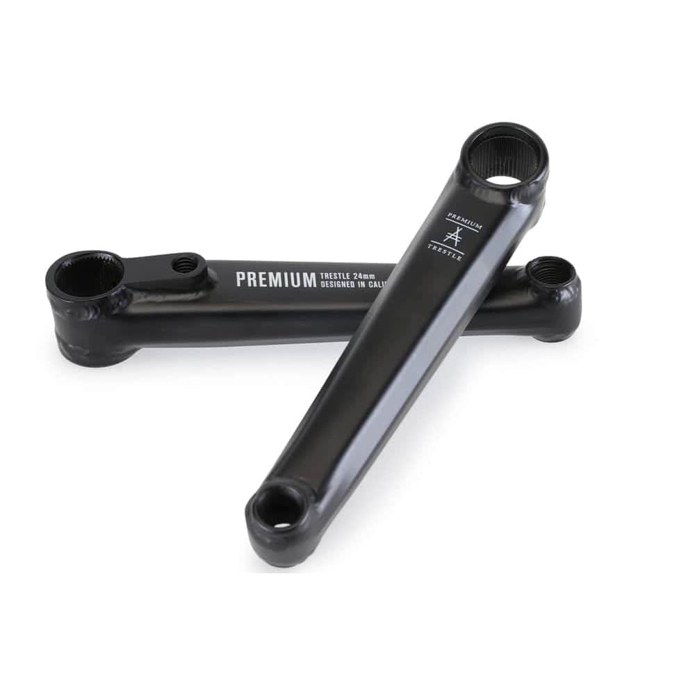 Premium BMX Parts Premium Trestle 24mm Cranks with Mid BB