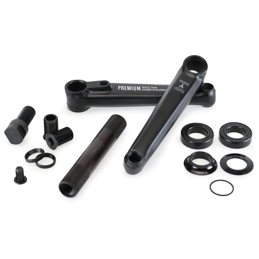 Premium BMX Parts Premium Trestle 24mm Cranks with Mid BB