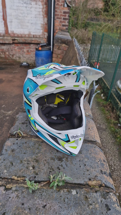 Troy Lee Designs D4 Composite Helmet Crest Real Teal