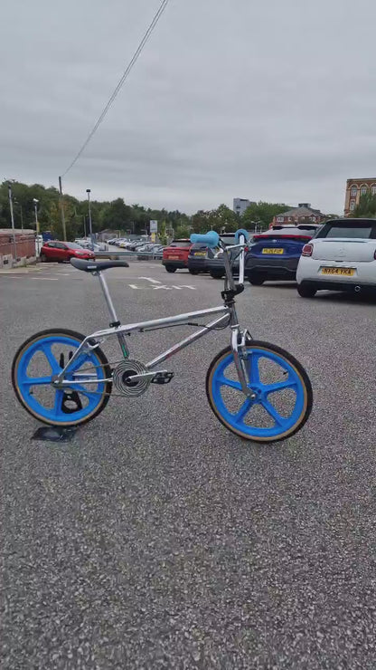 Skyway Street Beat Bike Chrome / Blue