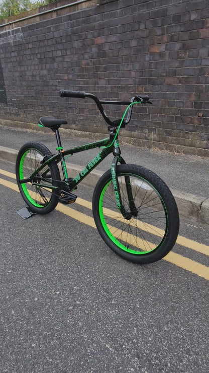 SE Bikes So Cal Flyer 24 Inch Bike Green Crackle